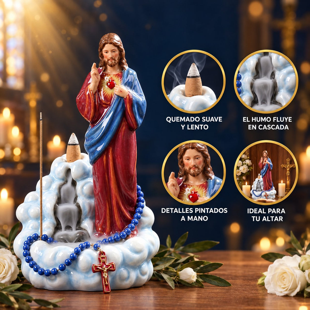 Beneficios del pebetero Sagrado Corazón