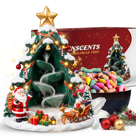 ARBOL DE NAVIDAD + 60 INCIENSOS SURTIDOS + PINZAS