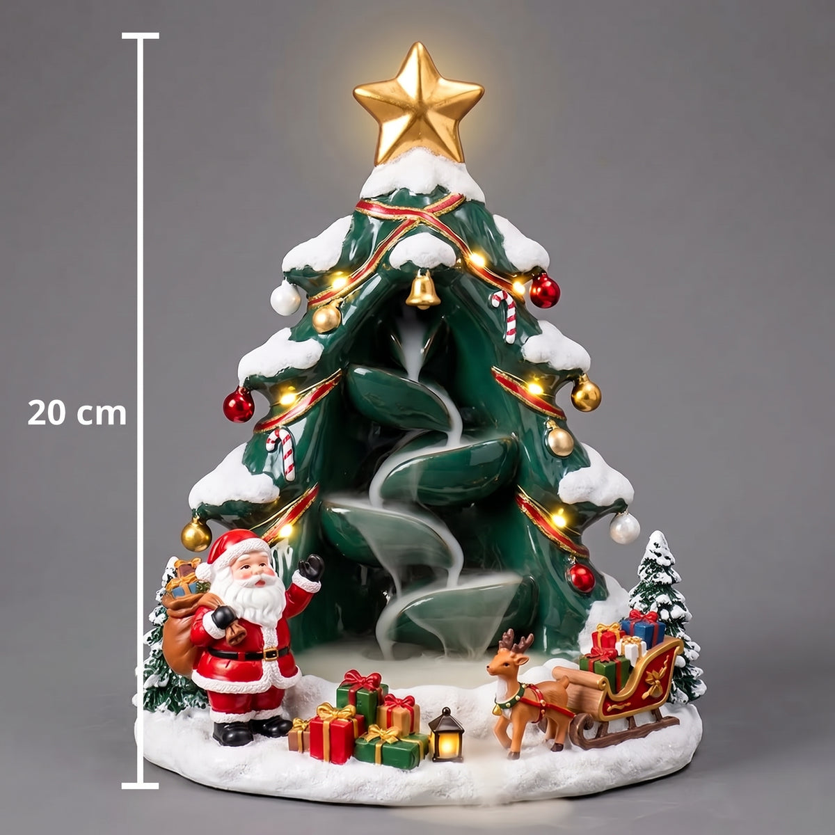ARBOL DE NAVIDAD + 60 INCIENSOS SURTIDOS + PINZAS