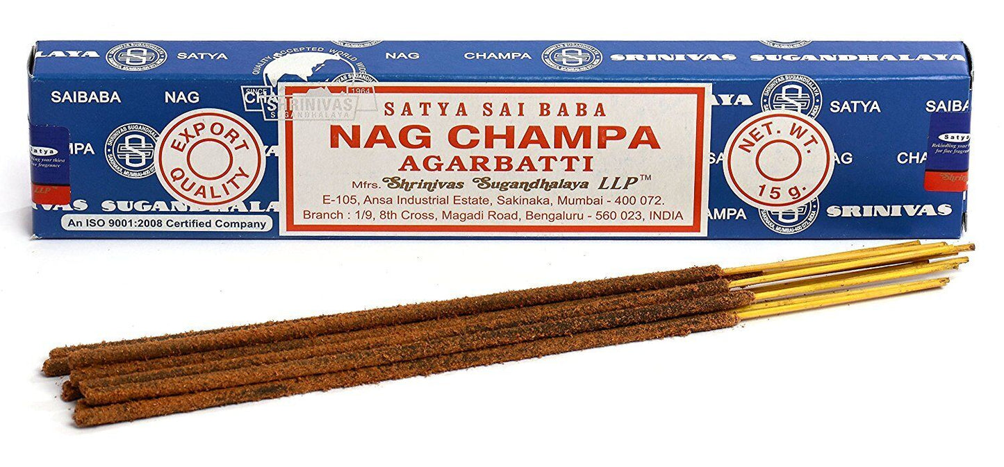 Incienso Satya Nag Champa - (3 cajas)